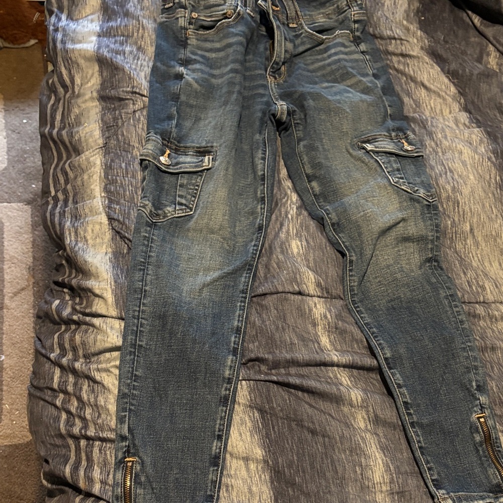 American Eagle Dark Wash Jegging Jeans worn twice
